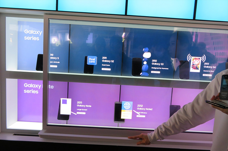 Galaxyシリーズの歴史も紹介されている