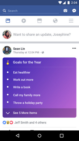 Facebookのリスト機能