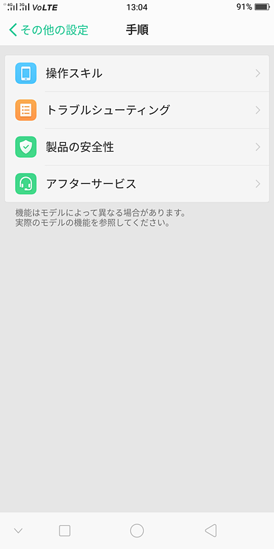 アプリごとにの権限設定に対応。項目ごとに設定できる