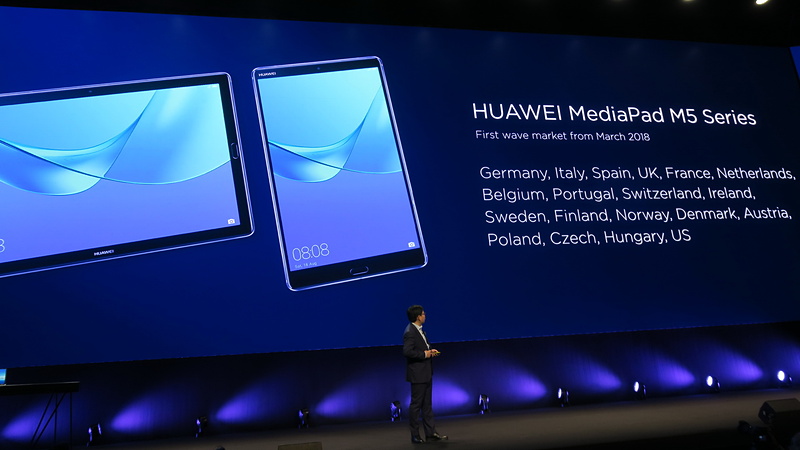 MediaPad M5の販売エリア