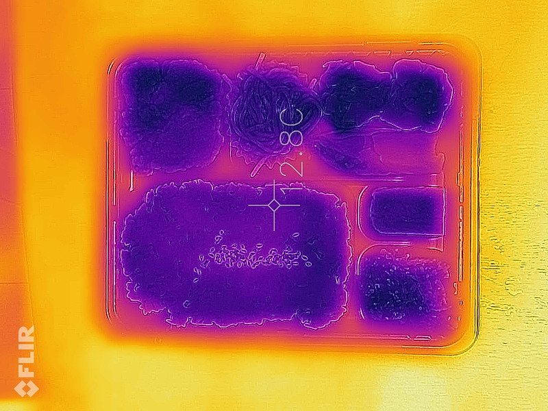 サーモグラフィの撮影例