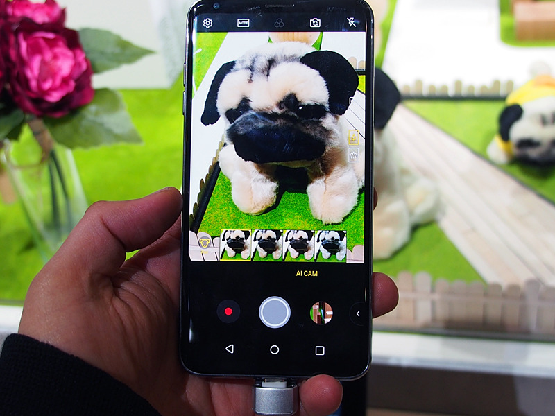 AI CAMは、被写体を認識して自動で撮影モードを切り替える機能