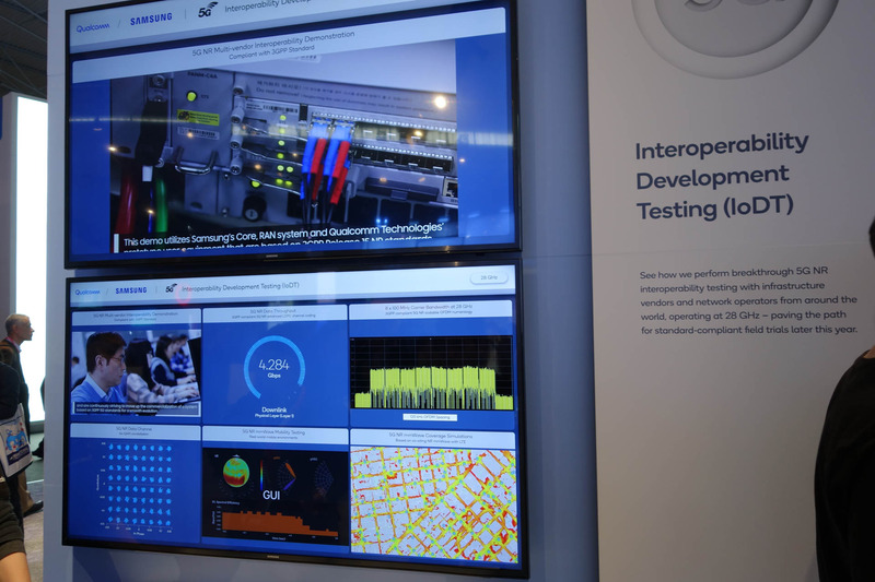 IoDTの紹介。ミリ波に近い28GHzで、エリクソン、ノキア、サムスンの3社との内容が紹介されている