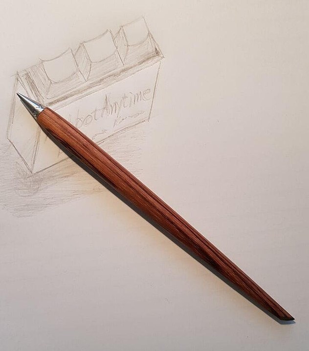 ベータペンの薄くて細い線は、時間をかけて描く精密な絵に向いているかも