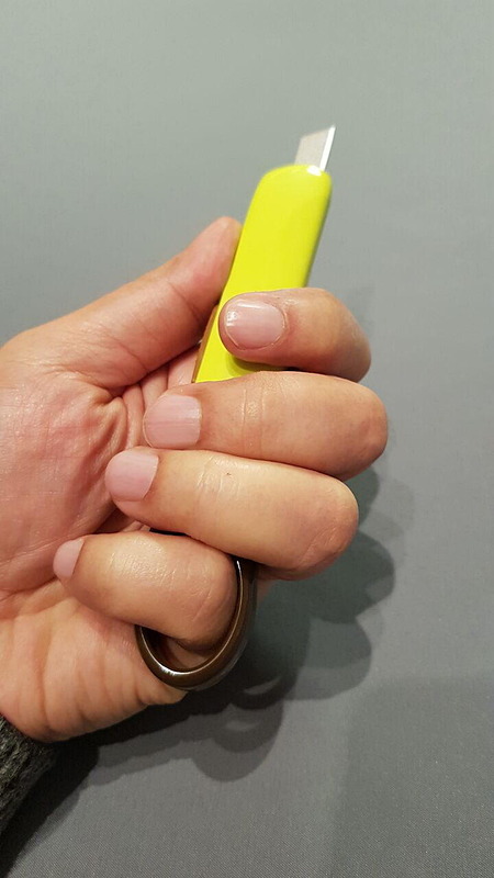 同じくパワーをかけて切り開くときに滑らない指かけ