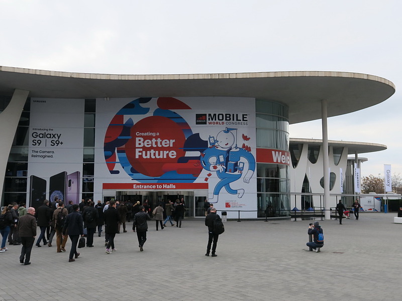 MWC 2018が開催されたスペイン・バルセロナのFira Barcelona。今年は会期中に雪が降るなど、かなり寒い日が続いた