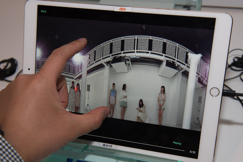 ハロー！プロジェクトと共同で制作された「音のVR」対応のVRコンテンツ。正面に捉えた対象の音が自然に聞きやすくなり、映像をズームすると音・声もズームされハッキリと聞こえる。「I WISH」を歌っているメンバーと、手紙を読み上げているメンバーがおり、声も含めてズームが可能