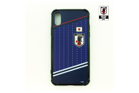 「スマートフォンケース ハイブリッドタイプ サッカー日本代表ver.」