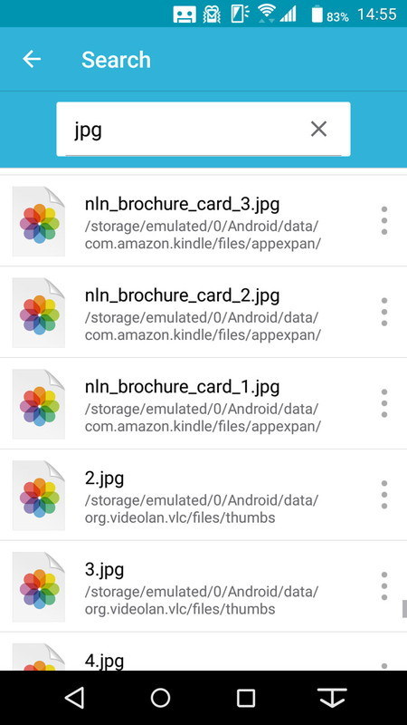 もちろんキーワードでファイル検索できる
