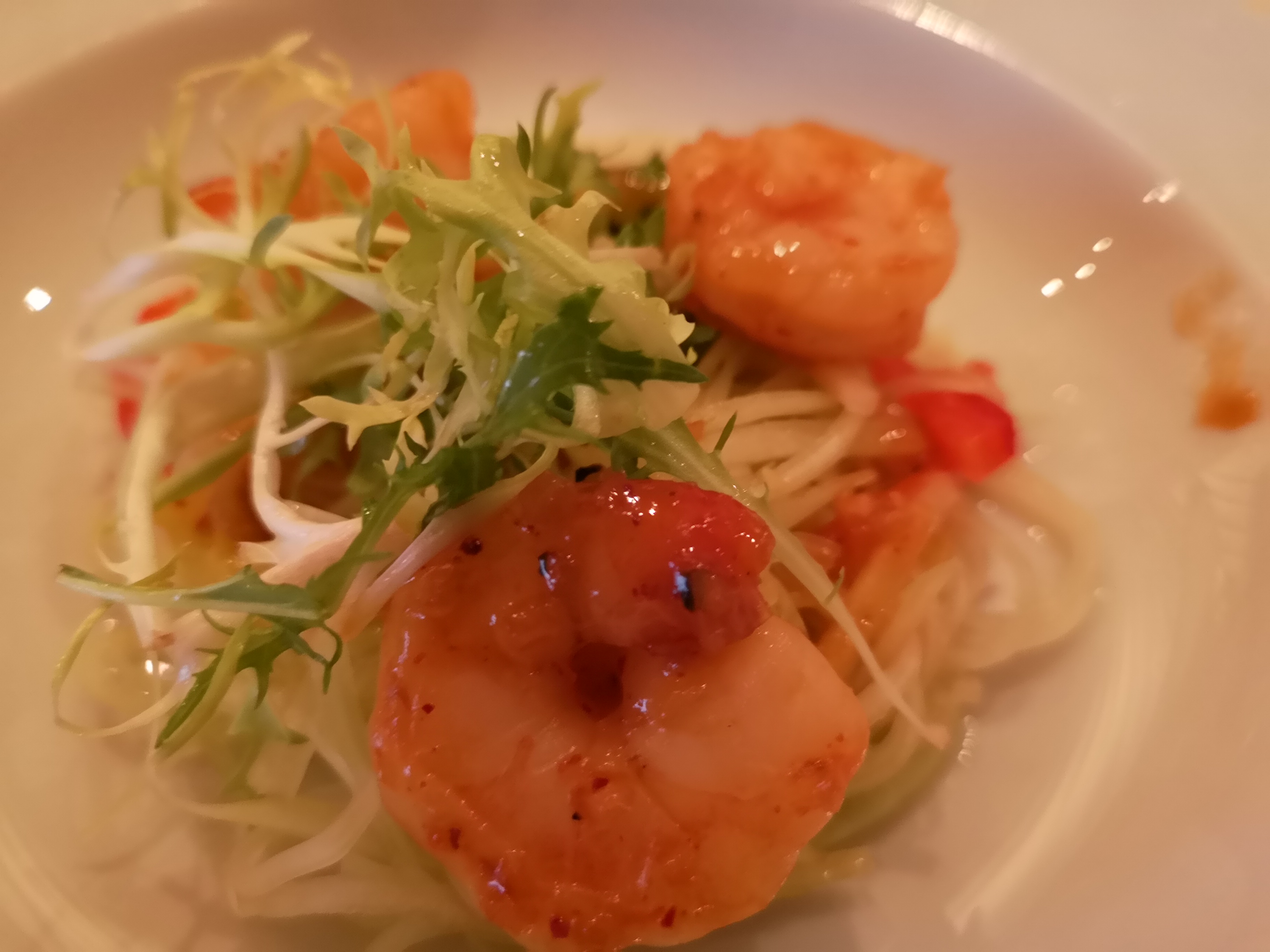 食べ物もきれい。AIが被写体を判断して、大抵、自動で「フード」モードになりました