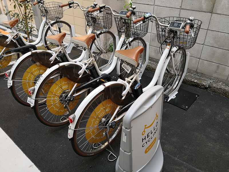 都内の「HELLO CYCLING」ステーション