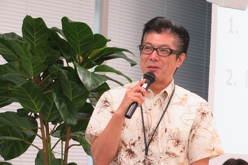 沖縄セルラー電話 理事 営業本部 副本部長 ソリューション営業担当の甲斐田裕史氏