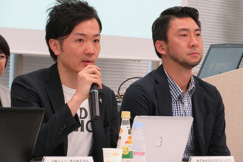 IMAGICAウェスト チーフプロデューサーの堀野洵氏（左）と富田修康氏（右）