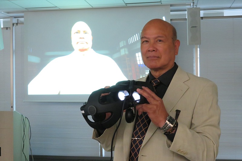 モデルとなった沖縄県空手道連盟理事長 上地流空手道拳優会会長の新城清秀氏