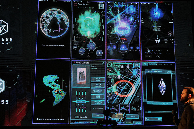 一般ユーザー向けに披露された操作画面