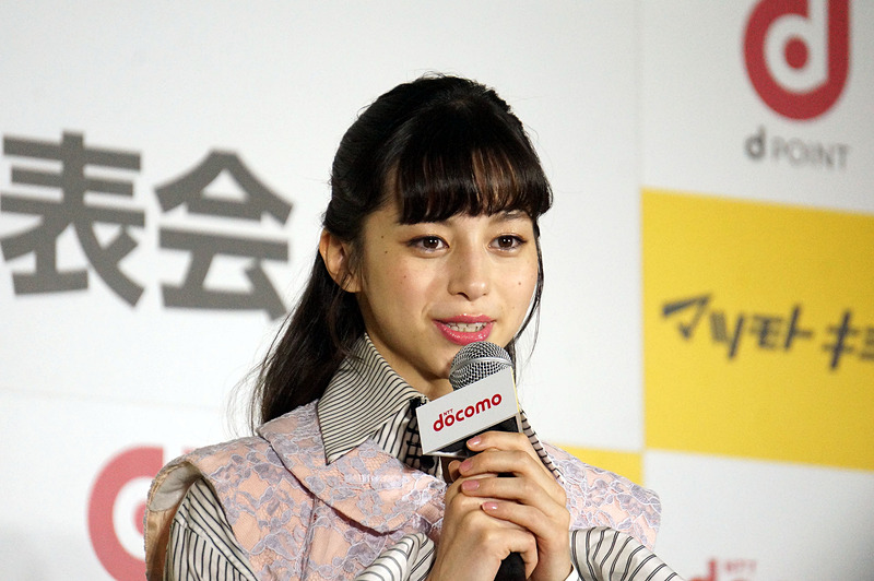 CMに登場する中条あやみ