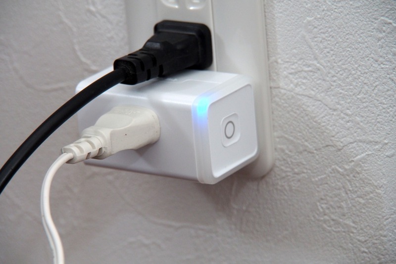 使用中の様子。オンのときは青色に光