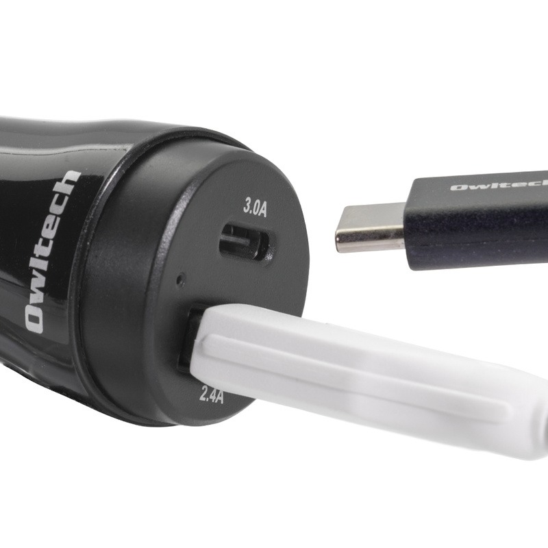 シガーソケット用充電器「OWL-CCU254SC」