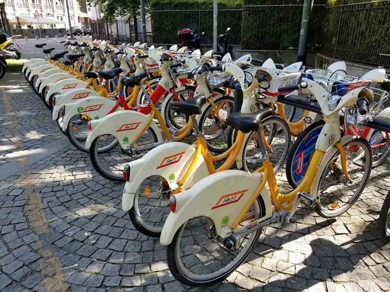 ミラノのシェア自転車BikeMi。これで市内を走り回った