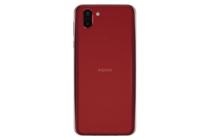 「AQUOS R2」ローズレッド