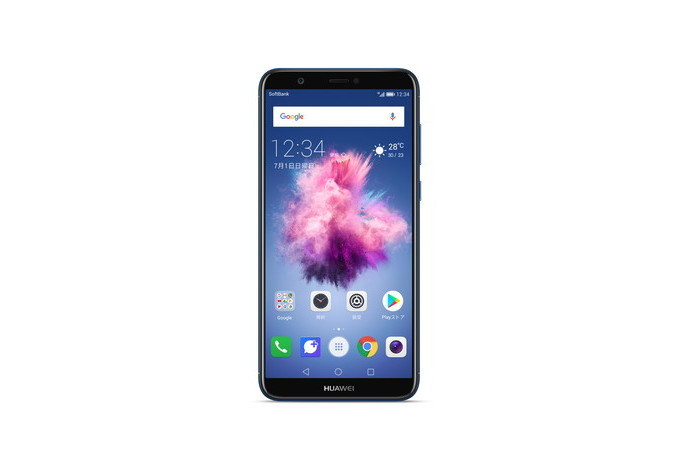 「HUAWEI nova lite 2」ブルー