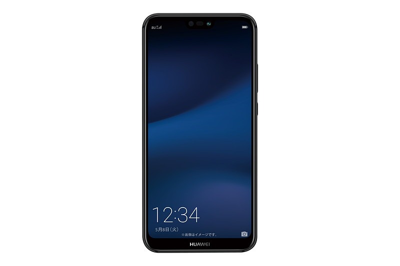 「P20 lite HWV32」ミッドナイトブラック