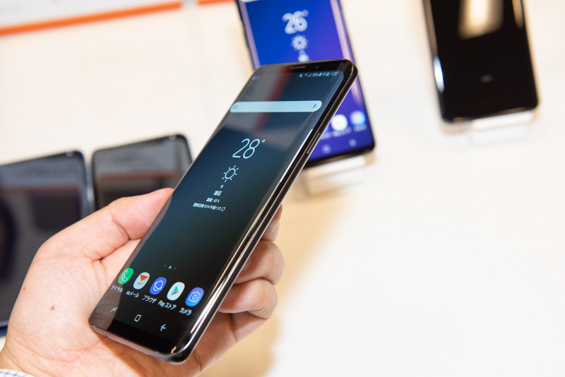 「Galaxy S9+ SCV39」ミッドナイトブラック