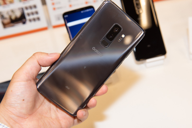 「Galaxy S9+ SCV39」ミッドナイトブラック