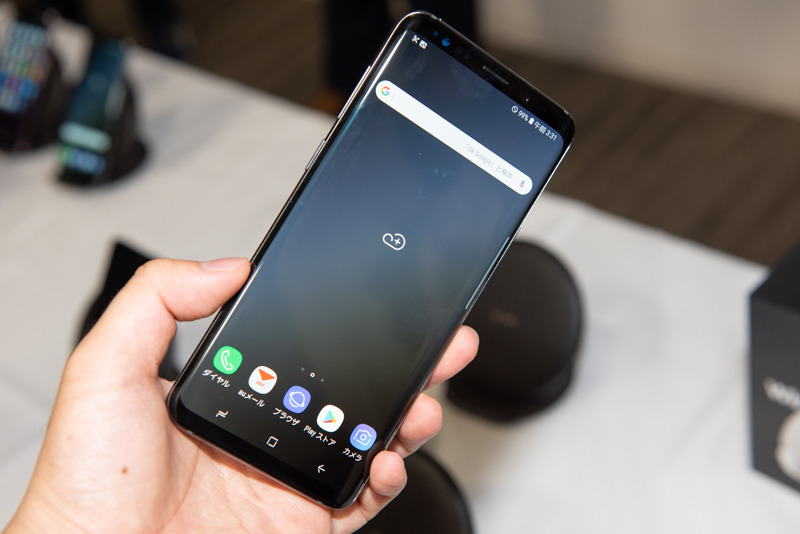 「Galaxy S9+ SCV39」チタニウムグレー