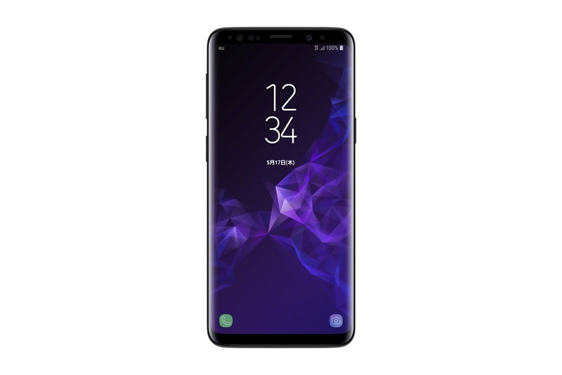 「Galaxy S9 SCV38」ミッドナイトブラック
