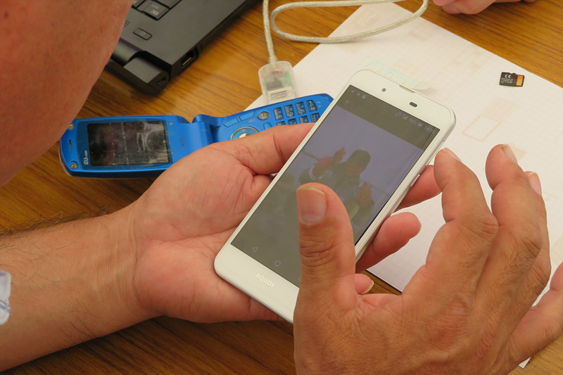 今使っているスマートフォンにコピーして作業完了