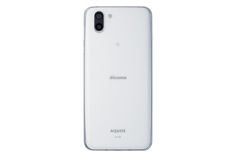 「AQUOS R2 SH-03K」プラチナホワイト