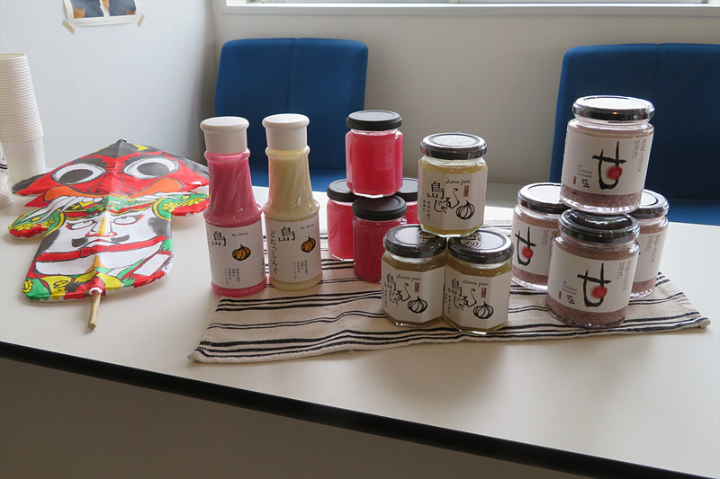 玉ねぎを原料にしたジャムやドレッシング、古代米の甘酒