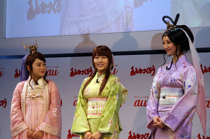 3人で揃うのは初めてという