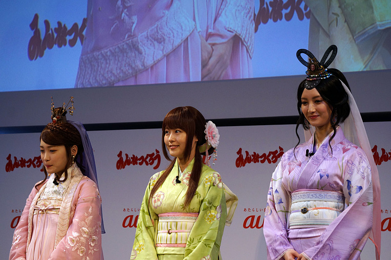 3人で揃うのは初めてという