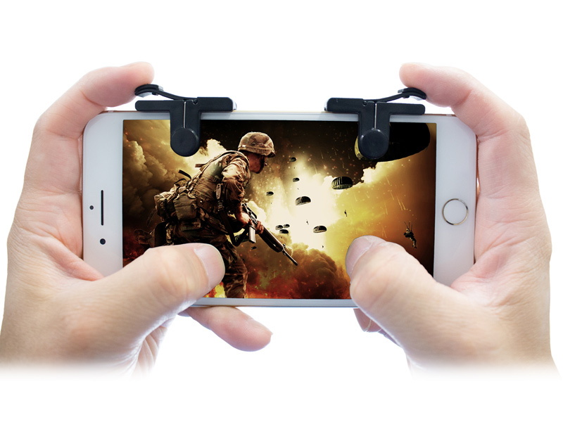 「スマホ用ゲームコントローラー」