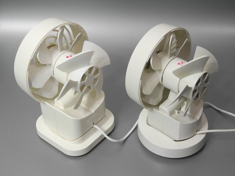 前後2つの反転ファンを搭載する。ファンを覆うカバーは取り外して清掃が可能だ