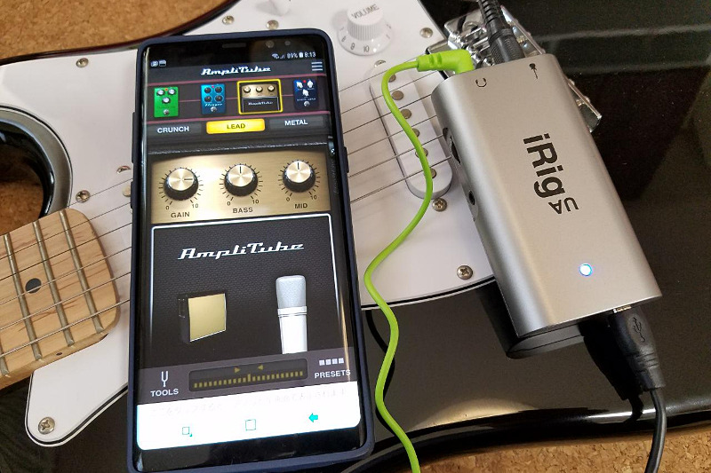 iRig UAとGalaxy Note8
