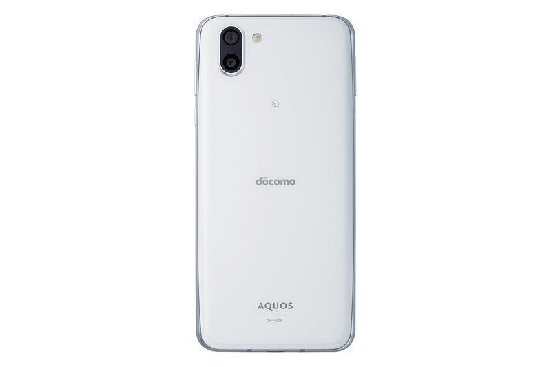 「AQUOS R2 SH-03K」プラチナホワイト