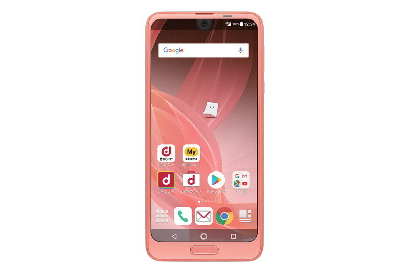 「AQUOS R2 SH-03K」コーラルピンク