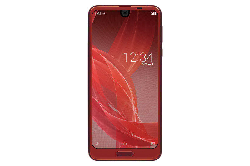 「AQUOS R2」ローズレッド