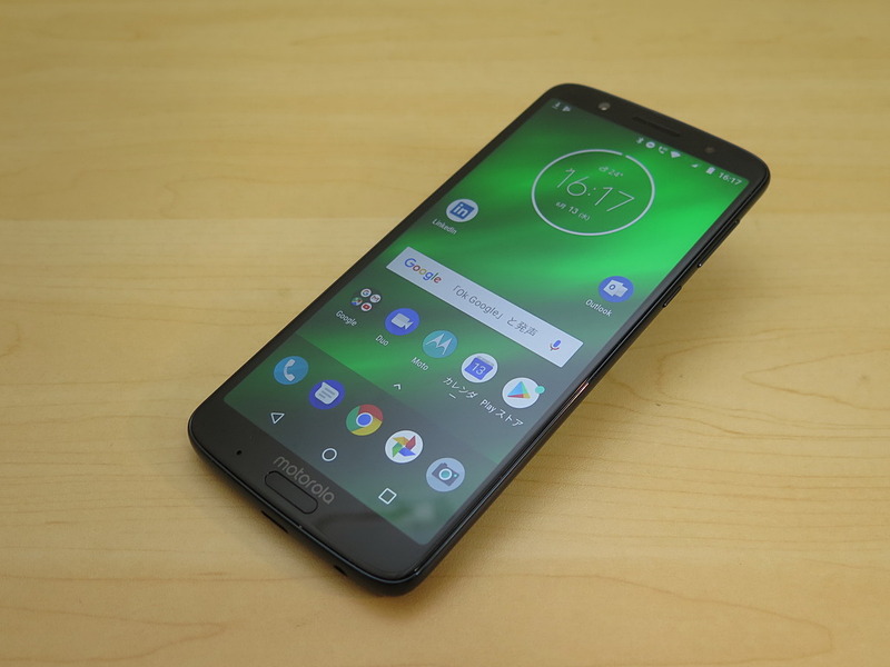 モトローラ・モビリティ・ジャパン「moto g6 plus」、約159.9×75.5×8.1mm、約165g、ディープインディゴ（写真）をラインアップ