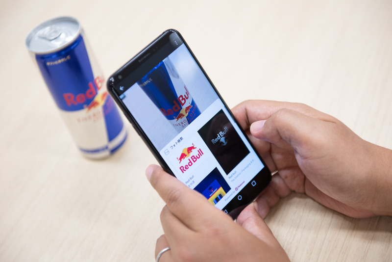 「Qレンズ」を利用している様子