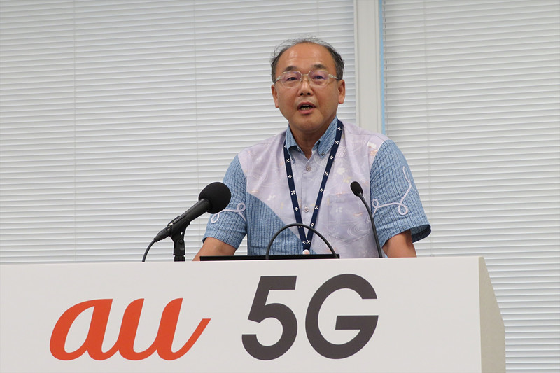 沖縄セルラー電話 常務取締役 技術本部長の山森誠司氏