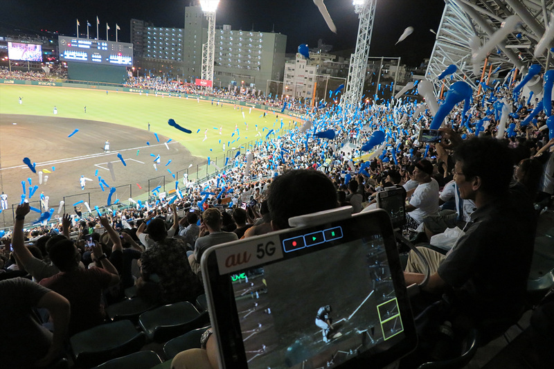 この日の試合は北海道日本ハムファイターズのホームゲーム