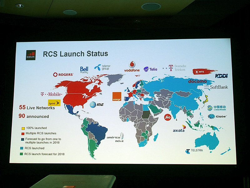 日本は世界で唯一、MNOすべてがRCSを導入した国だという