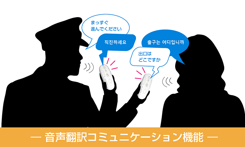 音声翻訳コミュニケーション機能