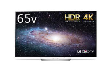 LGの65V型4K有機ELテレビ