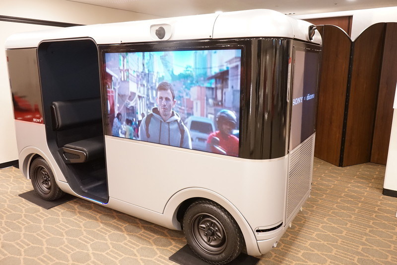 ドコモがソニーと共同開発した「New Concept Cart」