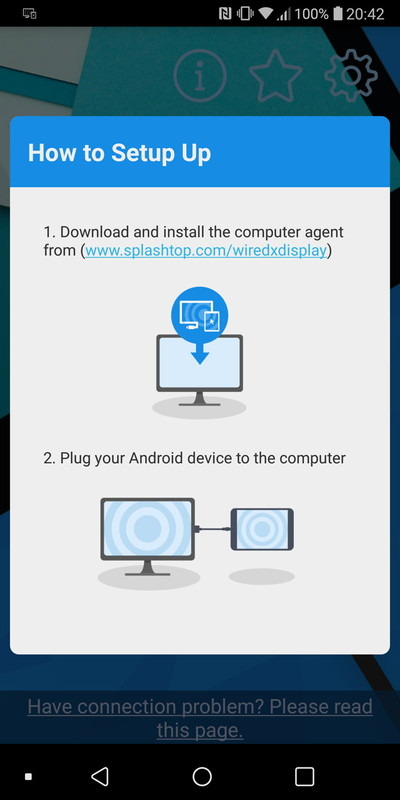 セットアップ手順の説明画面。PCに専用ソフトをインストールし、USBケーブルで接続するだけ